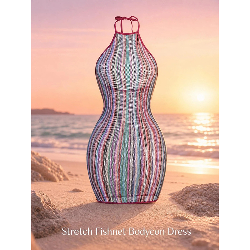 Cover Up Kaftan - 1 pieza de vestido de red