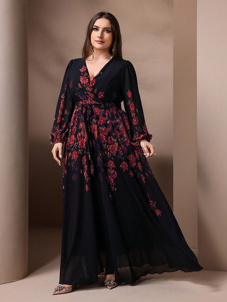 Romper Floral Print - TOLEEN-Vestido largo de fiesta para mujer,