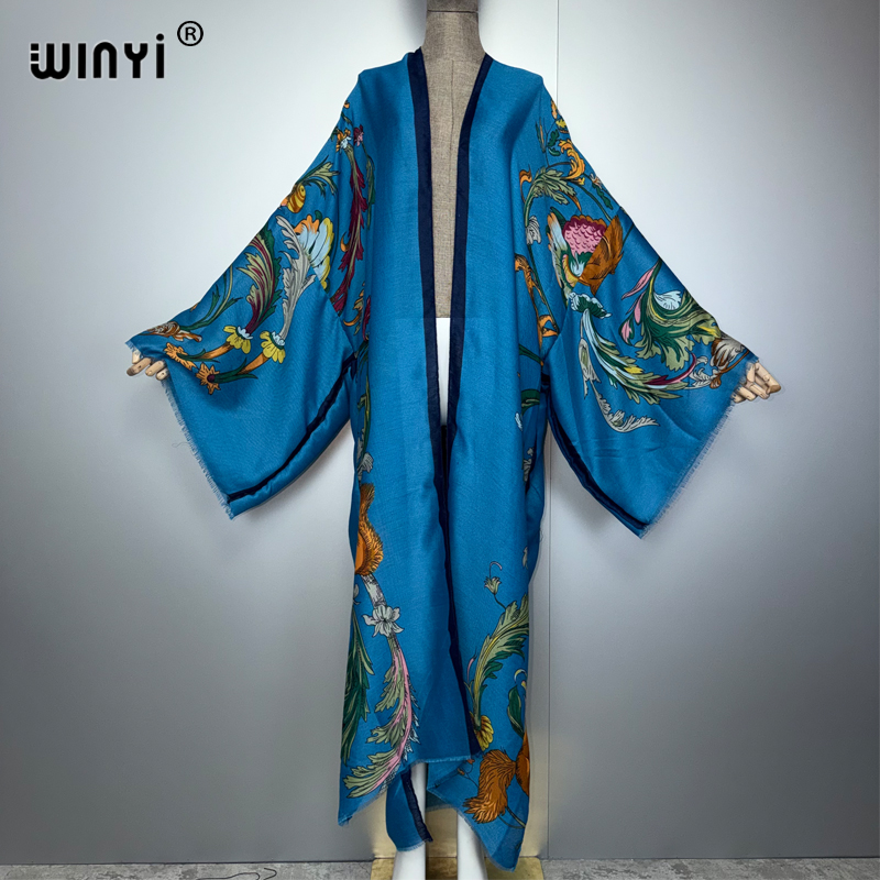 WINYI Vestido Kimono Boho Afri - Cover Up Kaftan reseña y precio