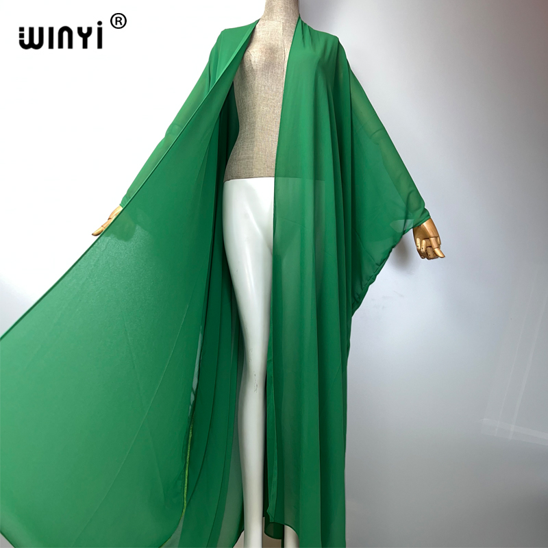 WINYI 2025 nuevo kimono perspe - Cover Up Kaftan reseña y precio